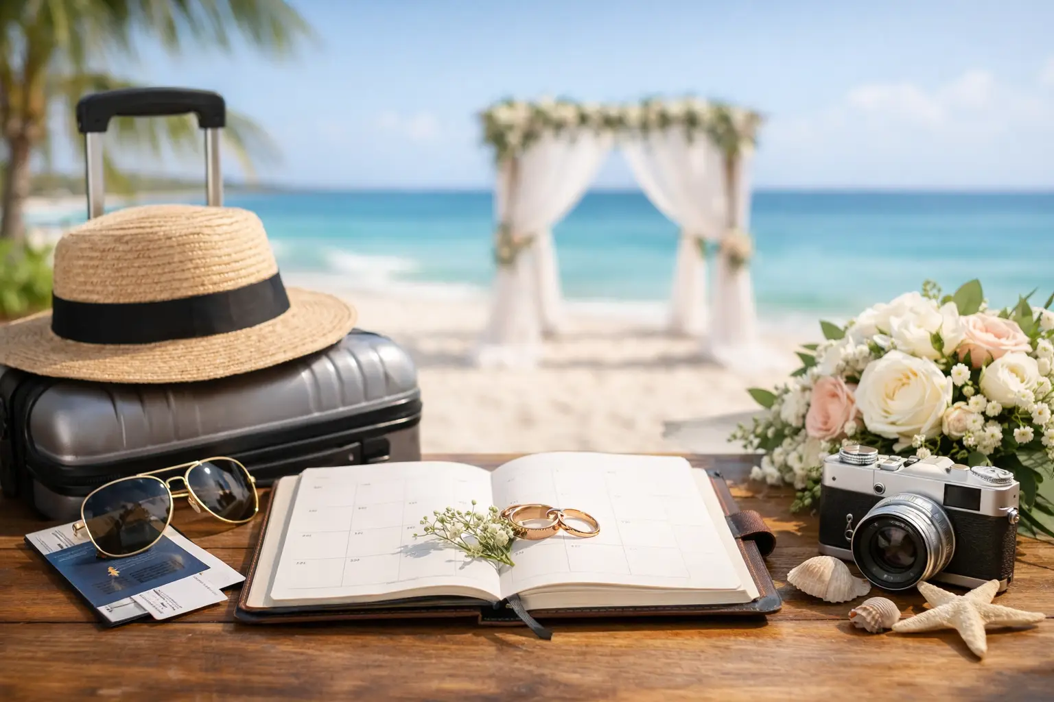 Example Destination Wedding Travel Schedule
