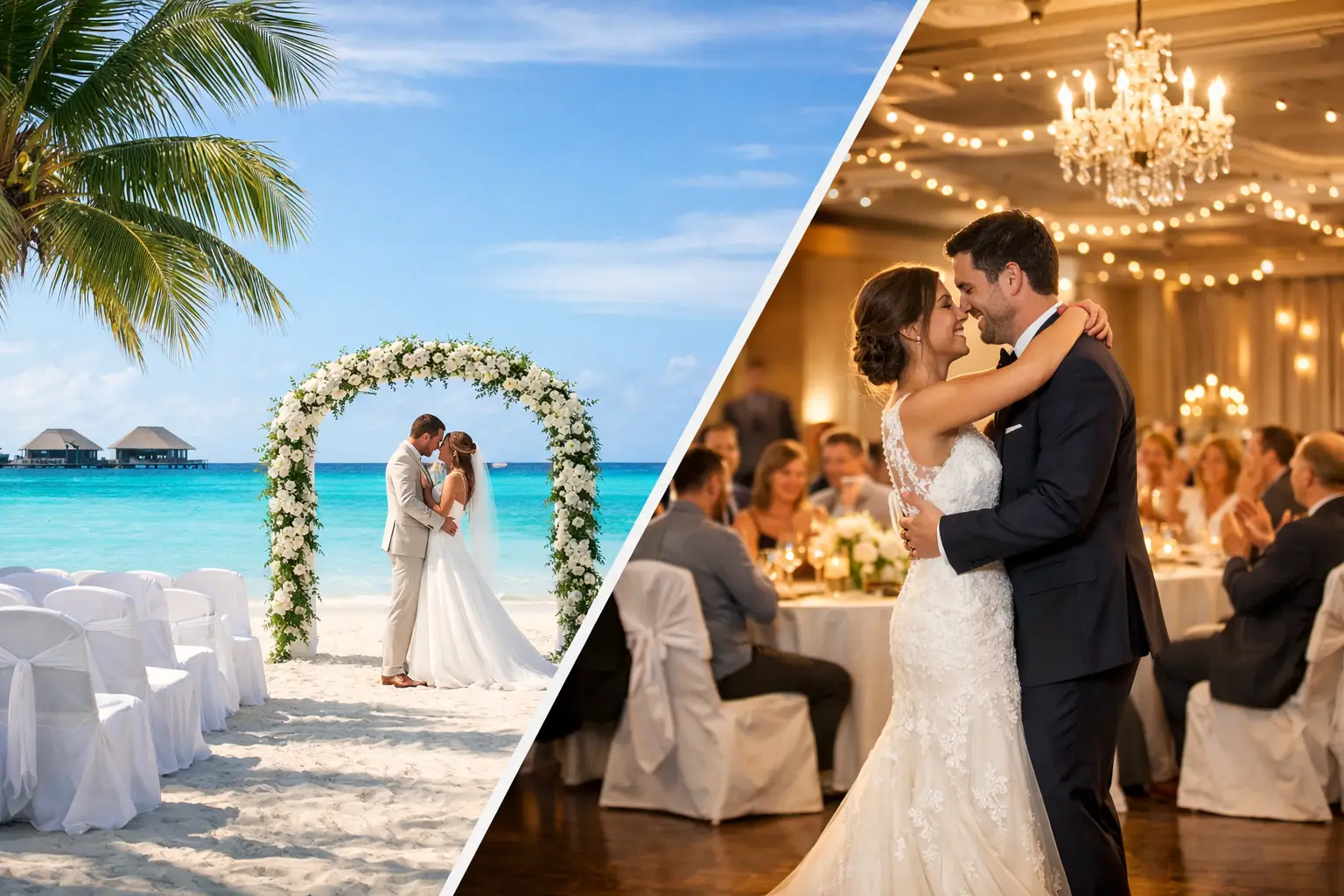 Destination Wedding vs Hometown Reception