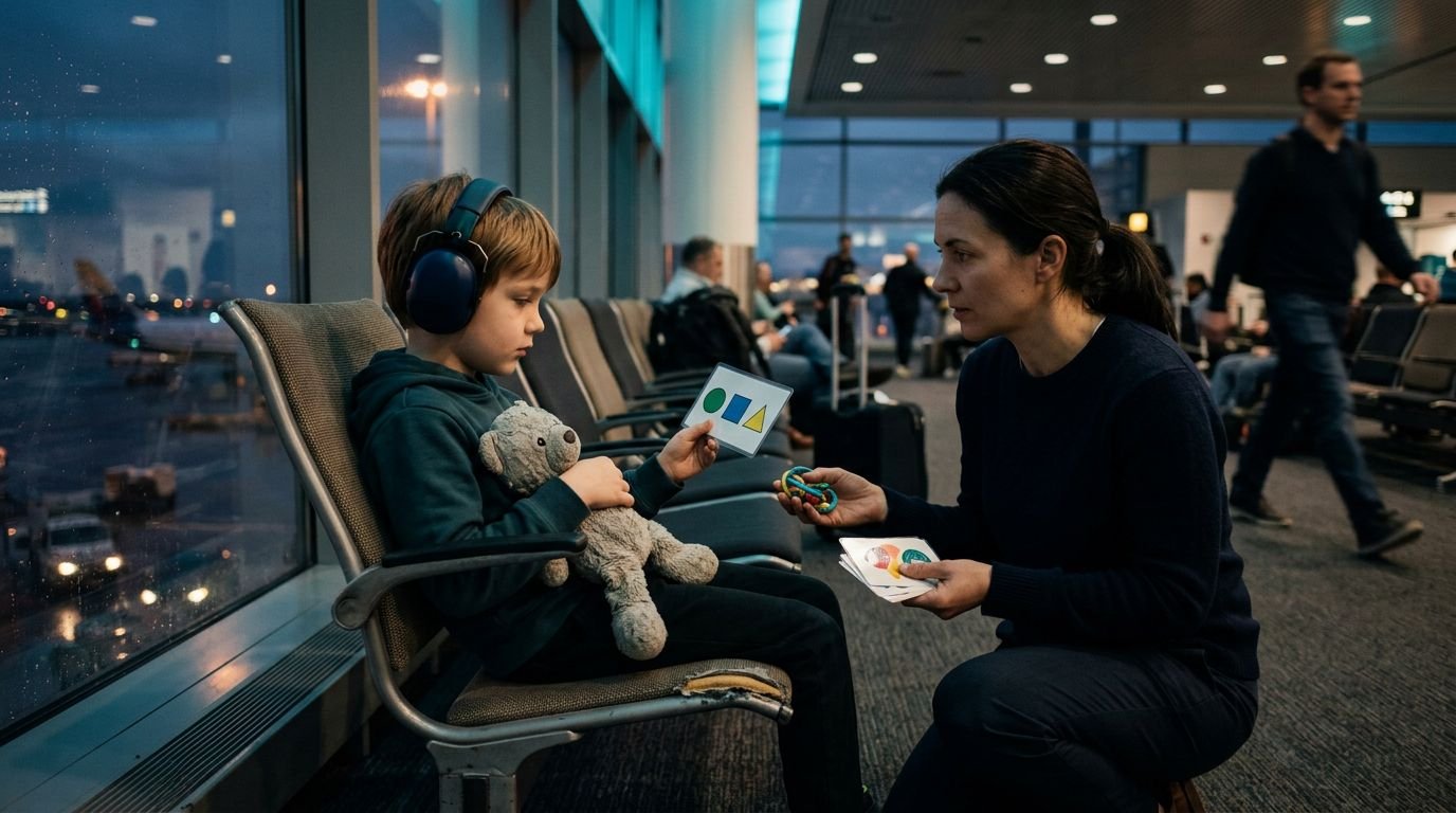 Handling Travel Delays With an Autistic Child travel delays autistic child