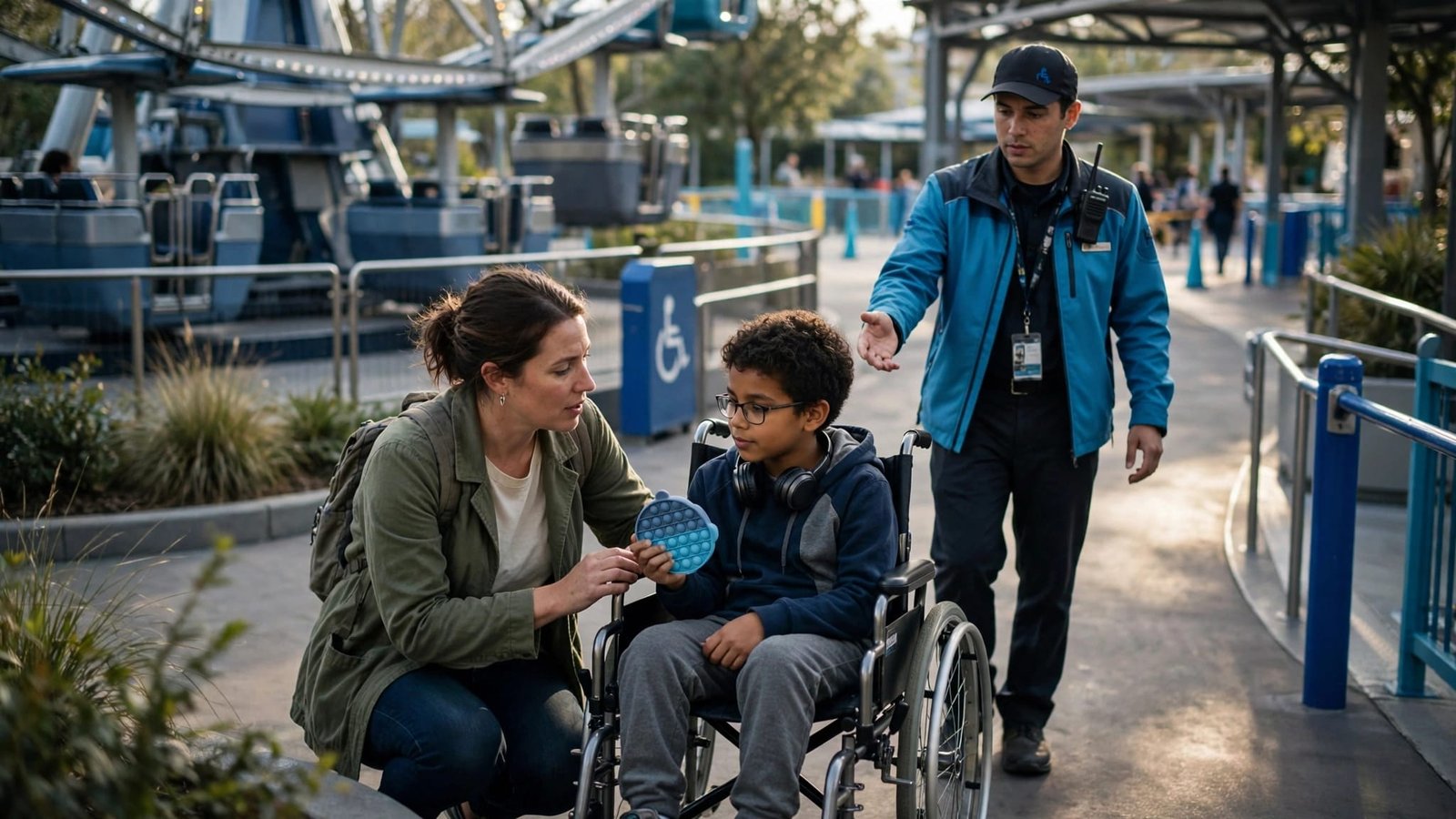Theme Park Evacuations With a Disabled Child theme park evacuation